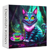 Devilish Kitten Jigsaw Puzzle 1000 Pieces